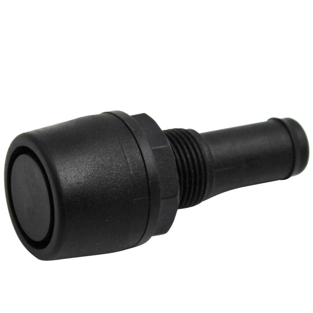 Black Plastic Marine Fuel Vent Black Poly For Boat/Car/Gas