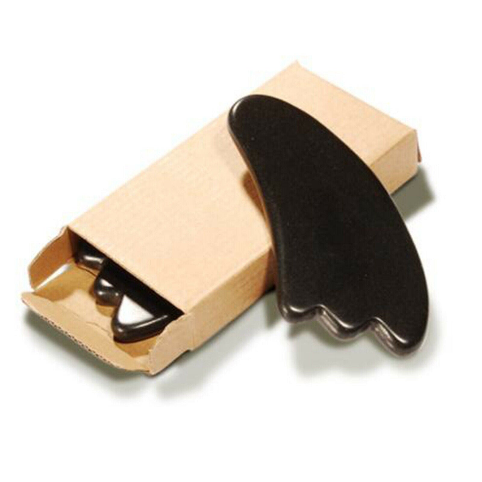 2 Piece Facial Large Massage Stone Pain Relief Lava Basalt Pack 12x5.7x0.2cm