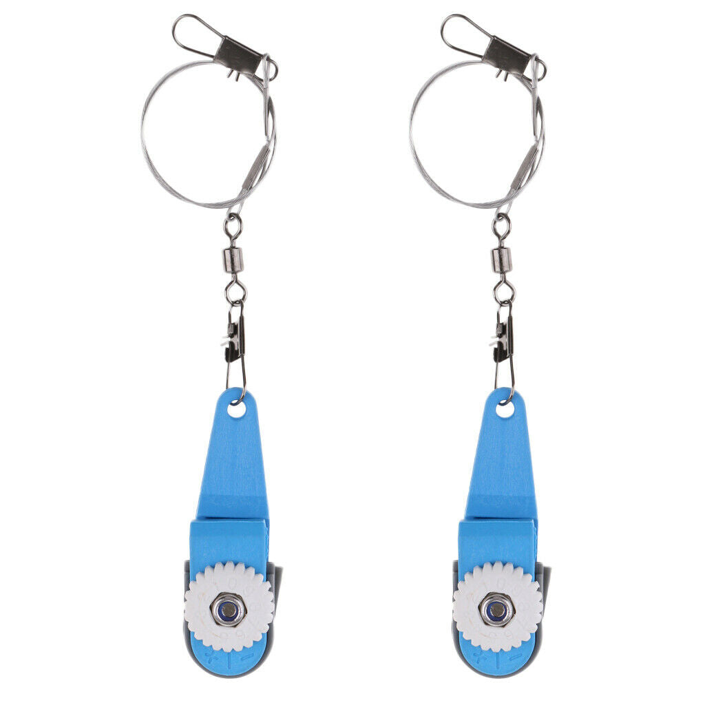 2 Pieces Adjustable Tension Downrigger Outrigger Trolling Release Clips J002