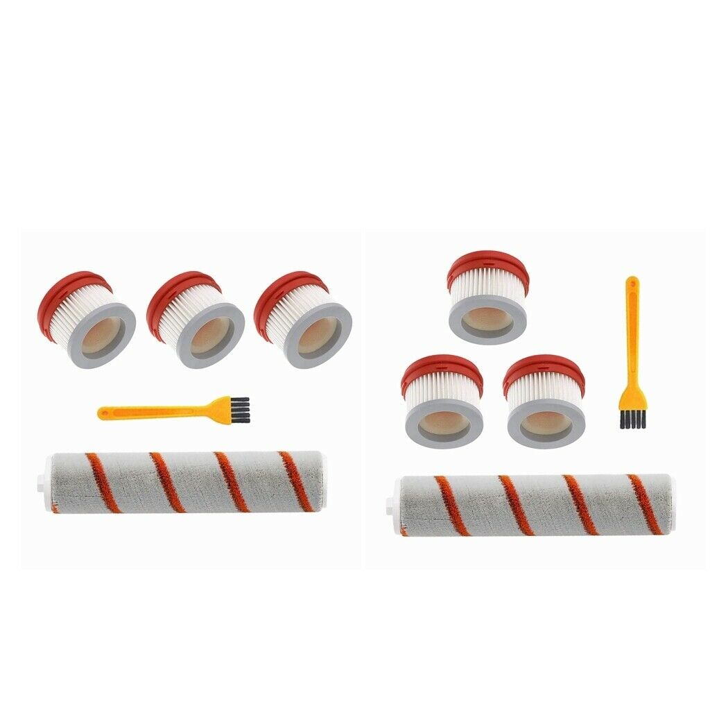 Roller Brush 3x Filter Kit fit Wireless Vacuum Washable Easy to install