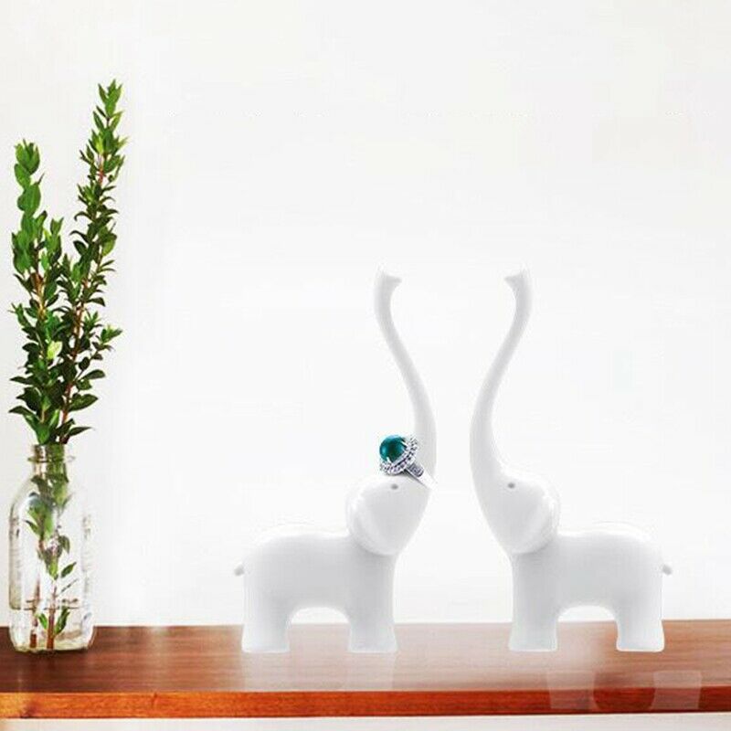 Display Stand Jewelry Elephant Storage Bag Melamine Stand Pendant DecoratioX7E9