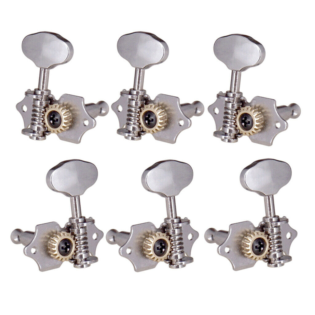 Open Style Guitar Tuning Peg Tuners 3R3L Button for Electric Guitar Parts