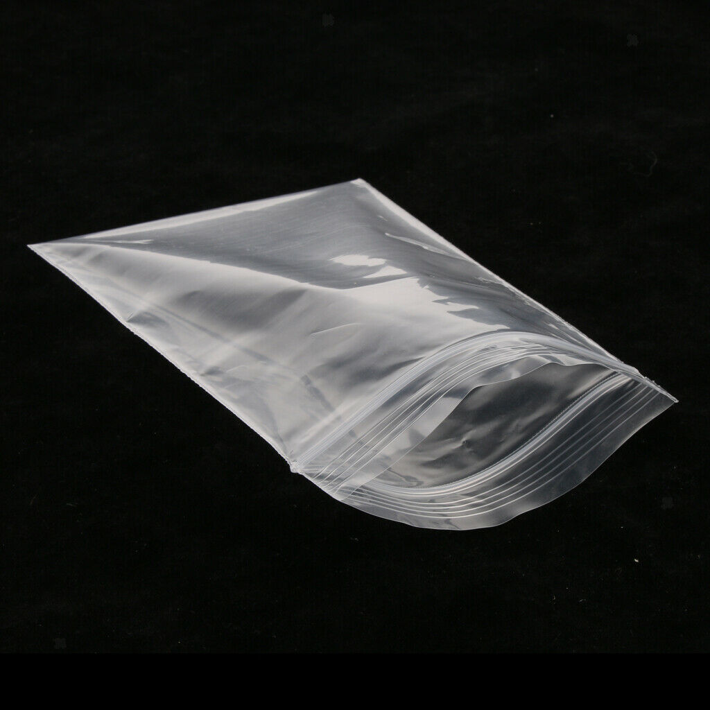 500 Pieces Clear Grip Seal  Bag Self Seal Resealable Bags 8Ã—12cm