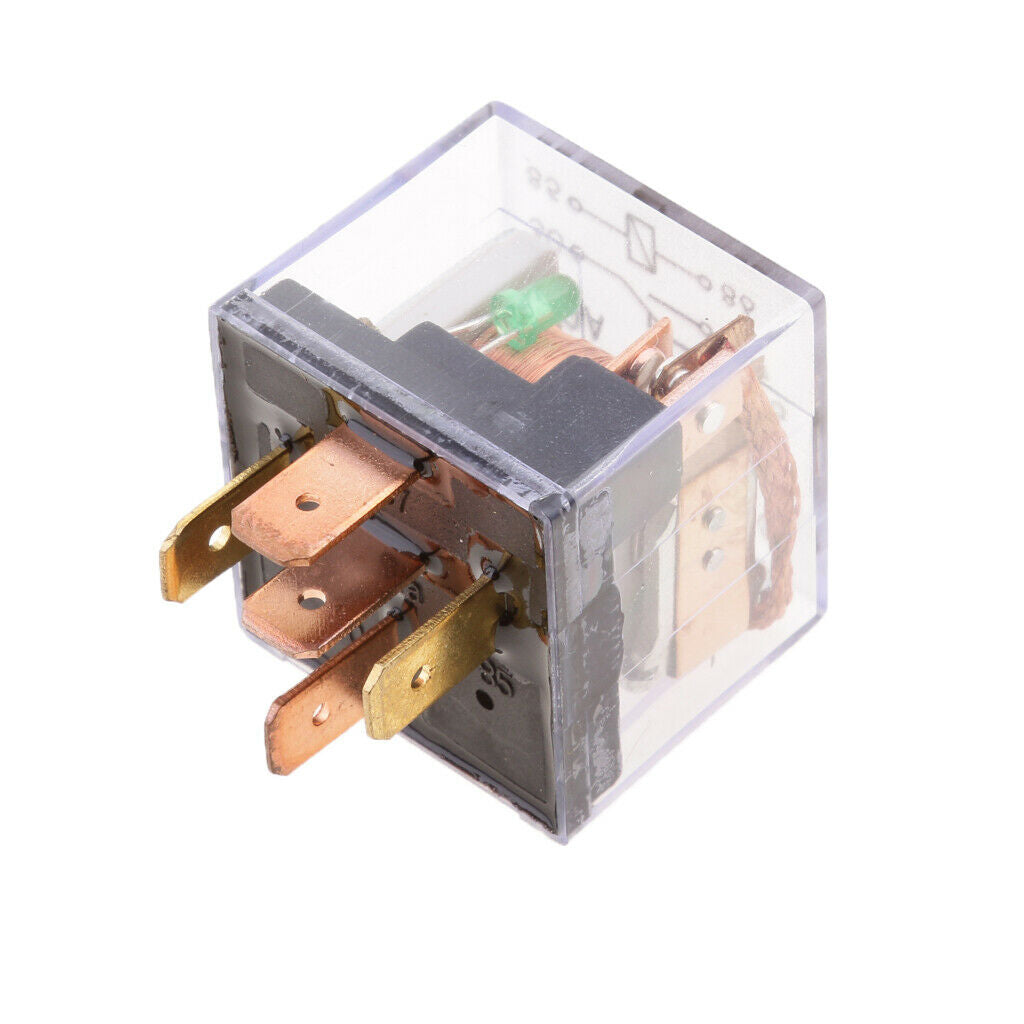 10 Pieces Car Motorcycle Boat 12V 80A 5Pins SPDT Relay Normally Open Contact