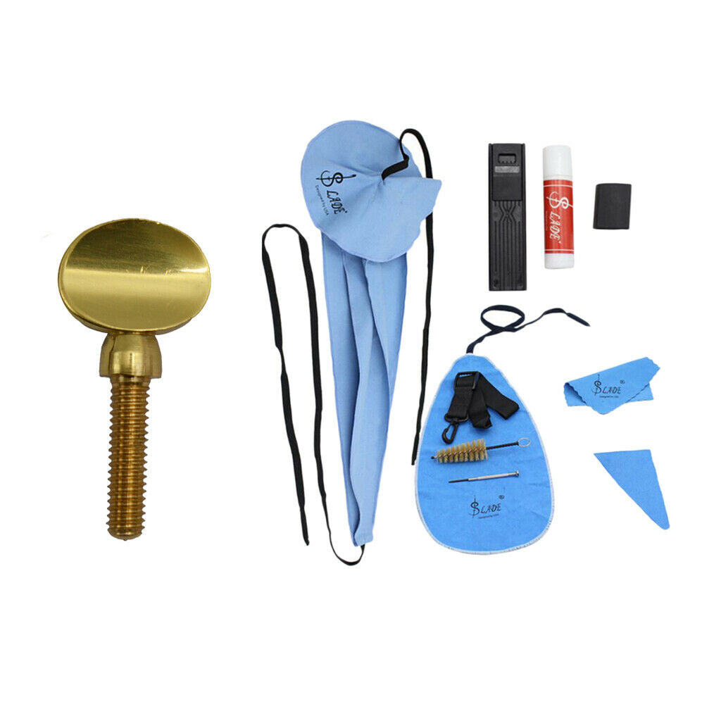 Saxophone Cleaning Care Kit Sax Brass Neck Receiver Screw for Saxophone Lovers