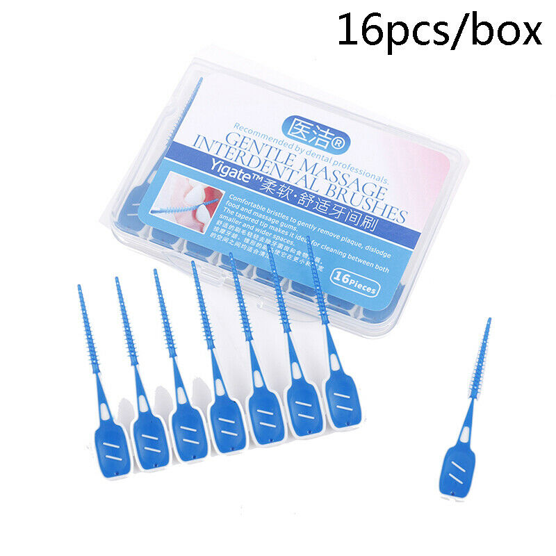 16pcs Interdental Brushes Cleaning Floss Teeth Dental Oral Care To.l8