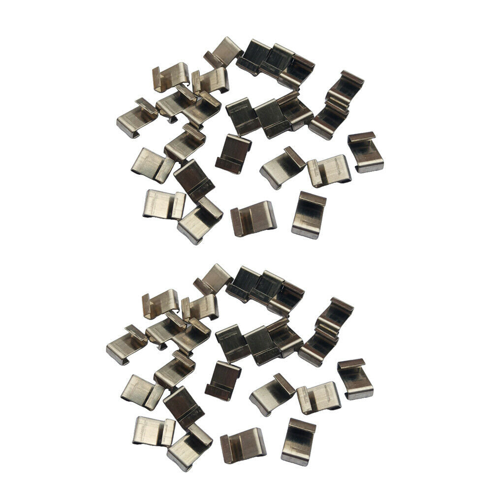 50pcs Durable Z-Lap Type Greenhouse Clips Overlap Clips Garden Fittings
