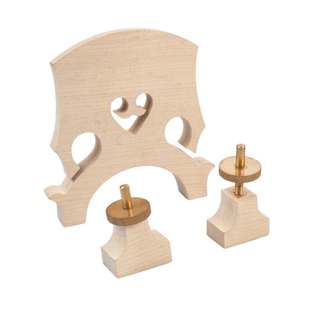 Finest Maple 4/4 3/4 1/2 Scale Double Bass Bridge DIY Luthier Tools