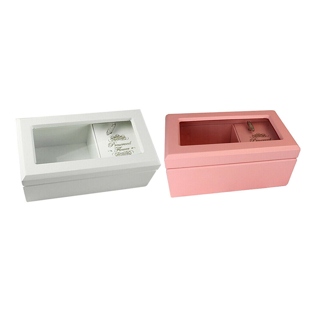 Musical Wooden Jewelry Box Organizer Jewelry Display Jewelry Gift Box White