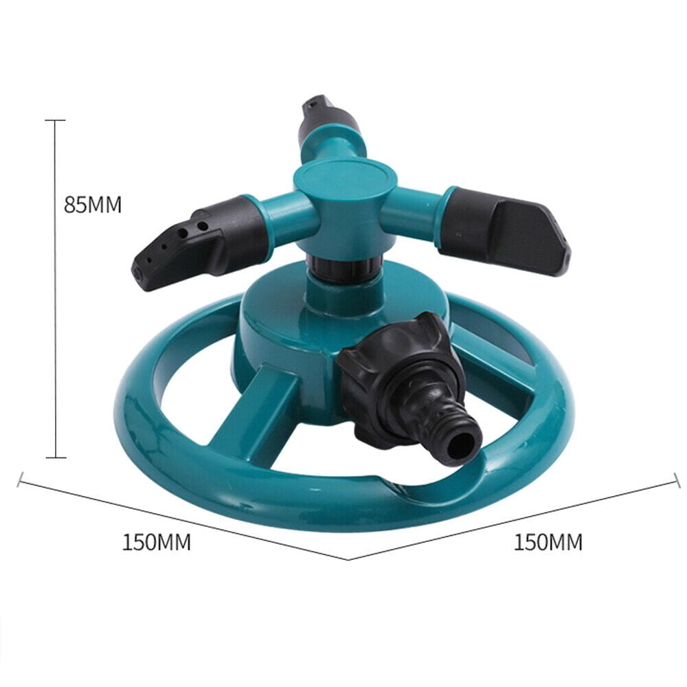 360Â° Automatic Garden Sprinklers Watering Grass Lawn Rotating Water Sprinkler