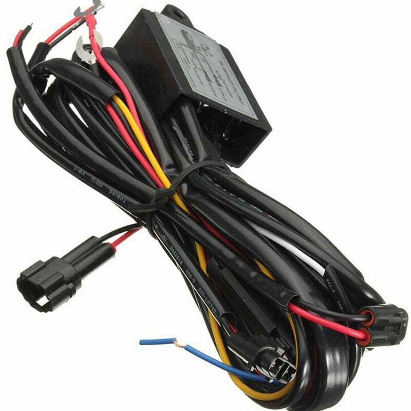 Car DRL Daytime Running Light Dimmer Dimming Relay Control Switch Harness 12V BD