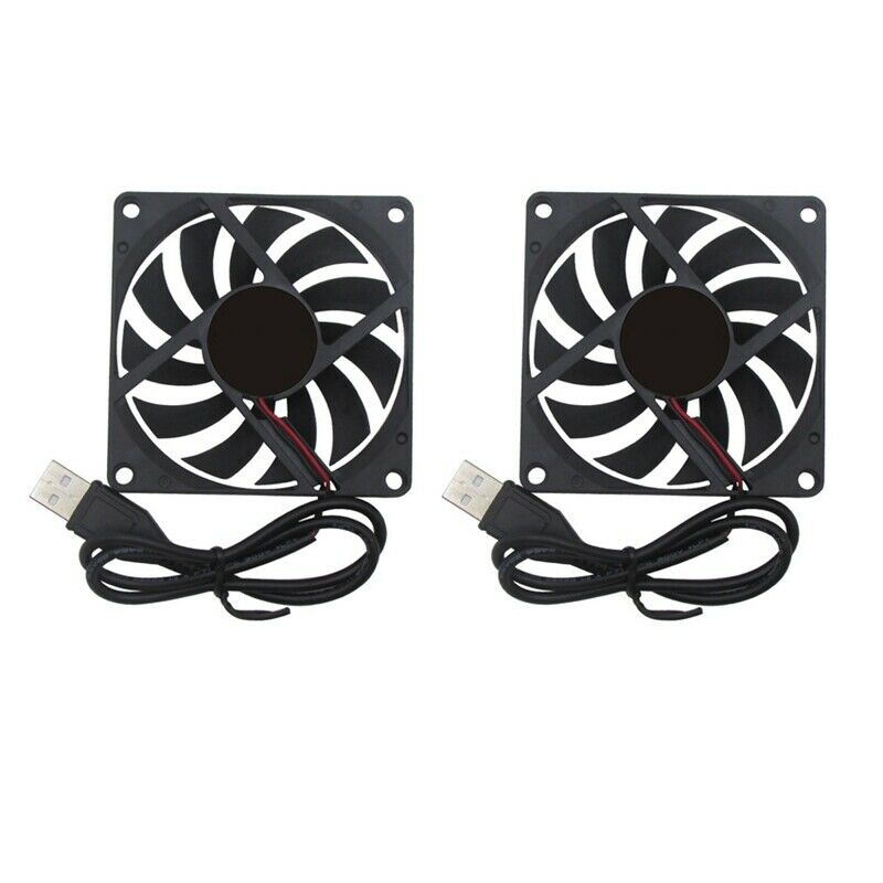 80mm 5V USB Fan 80mm 8cm 8015 Brushless DC Cooling Fan PC Computer Router CaI2J5