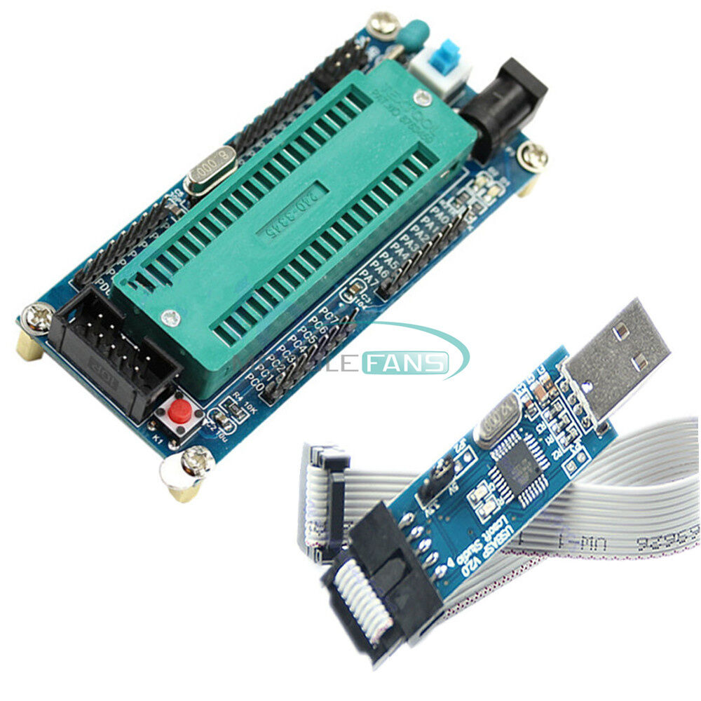 Programmer AVR Minimum System Board ATMEGA16 ATmega32 + USB ISP USBasp For ATMEL