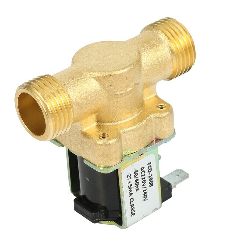 Ac 220V 1/2 Inch Solar Water Heater Solenoid Valve Normally Closed Inlet ValveP9