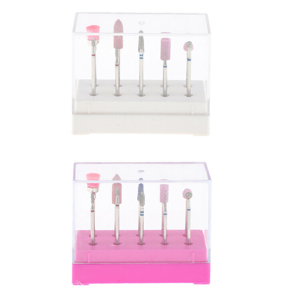 20PCS Nail Art Drill Polish Kit, Professional Finger Toe Nail Buffer, Nail