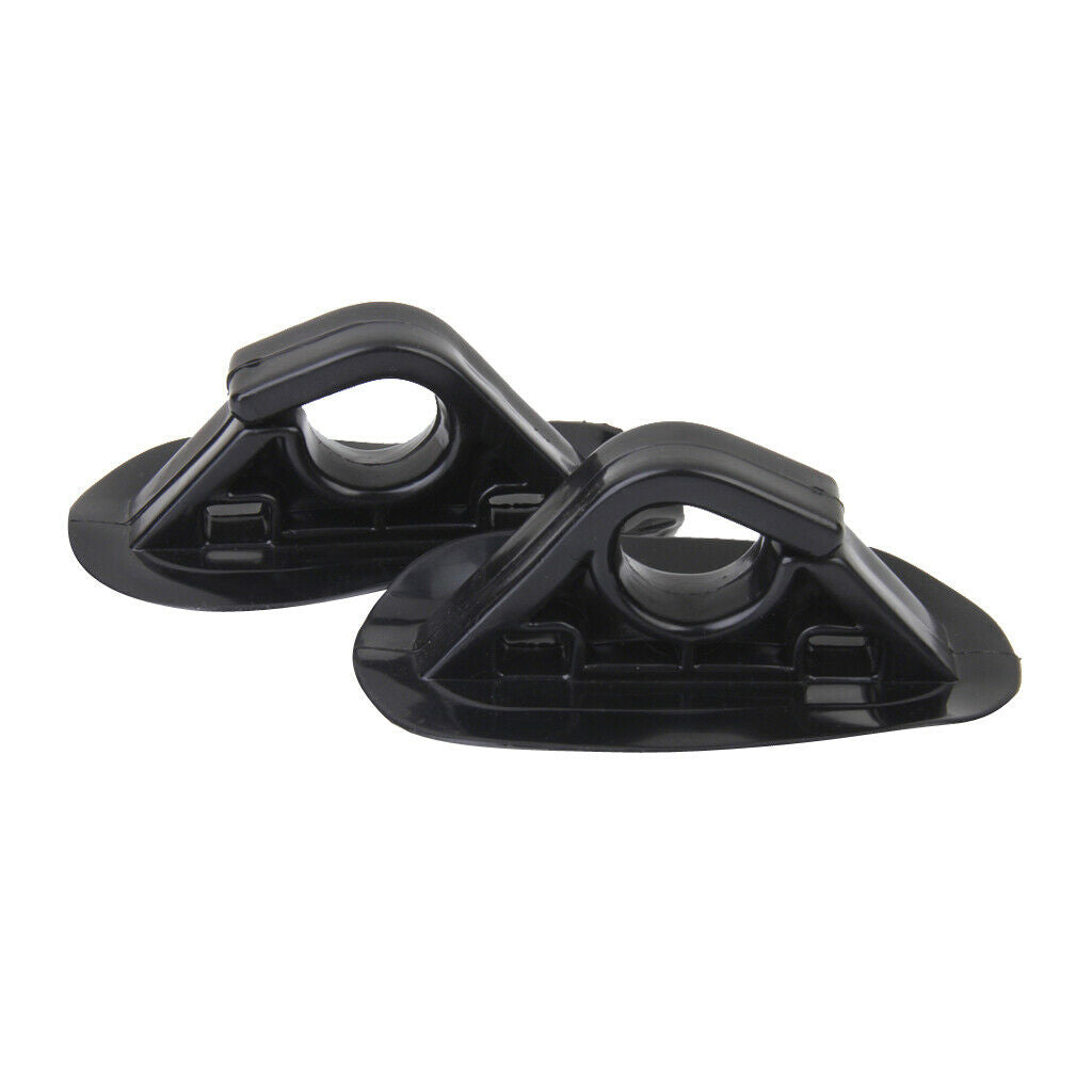 2Pcs Black Nylon Oar Paddle Holder Hook Buckles for Boat Kayak Dinghy Canoe