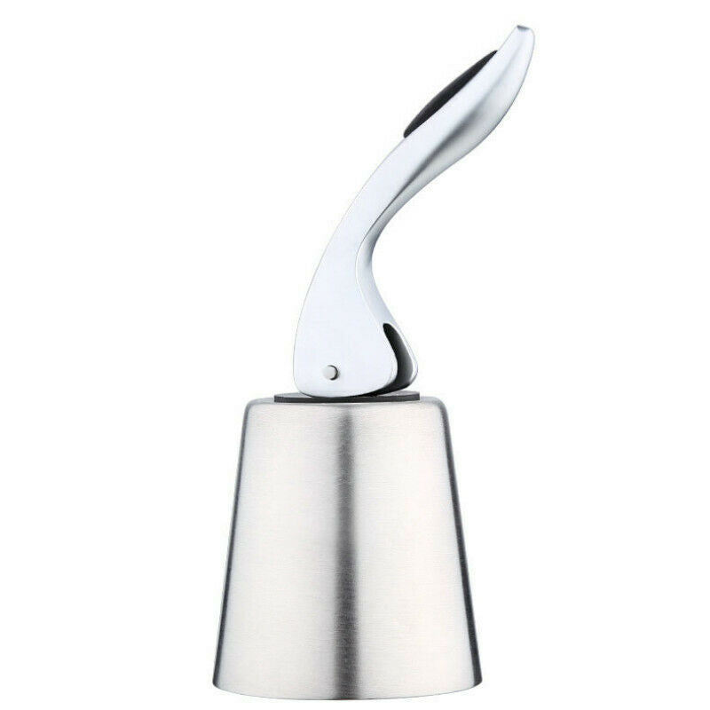 Stainless Steel Champagne Vacuum Stopper Saver Sealed Cap Bottle Club Bar Wine