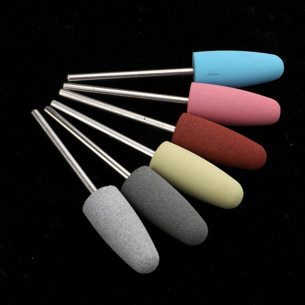 6Pcs Professional Manicure Pedicure Nail Drill Bits for Electric Files JG-10