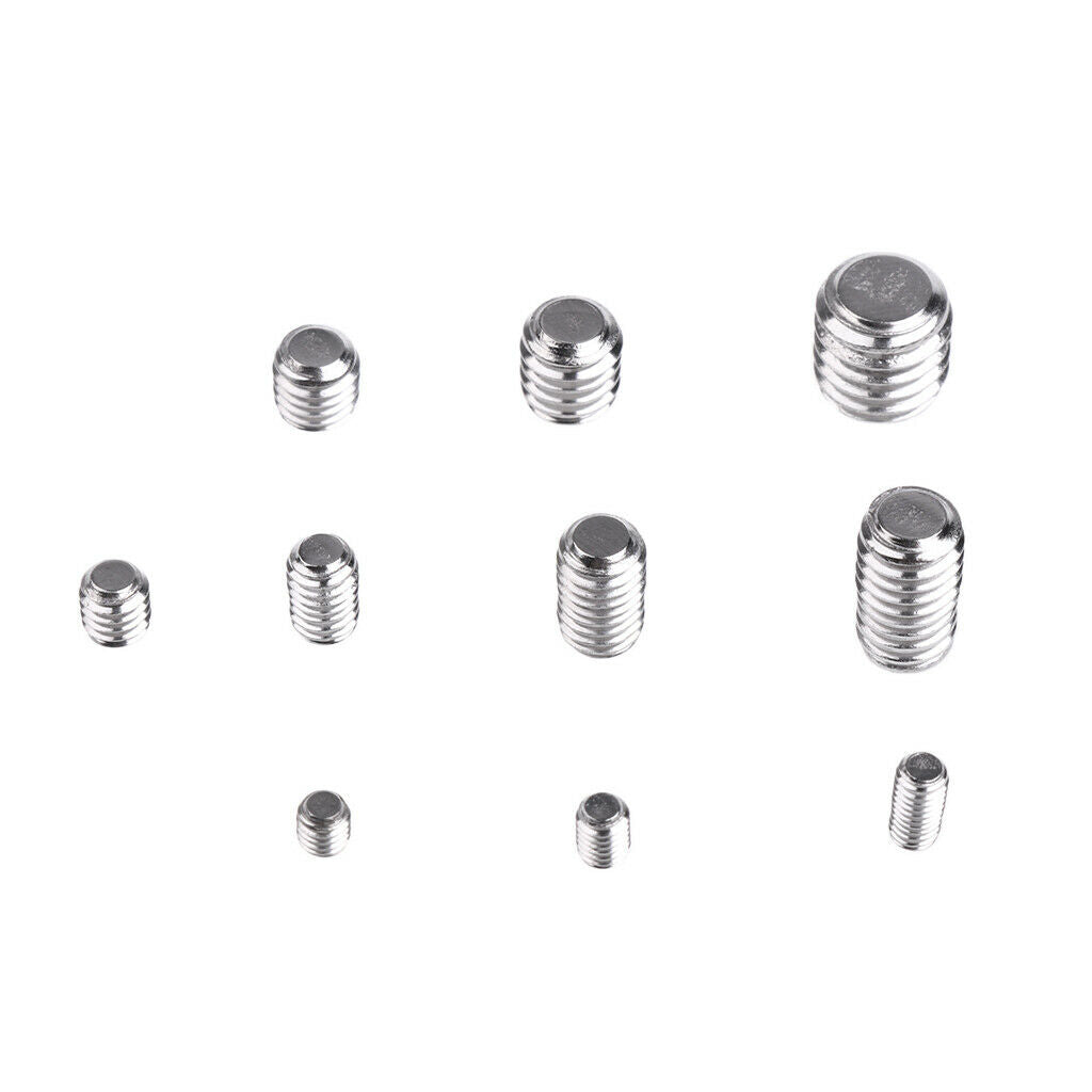 Assorted 300pcs/lot Allen Hex Screws Machine Headless Hexagon Socket Bolts