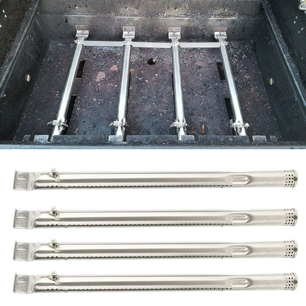 4x Gas Grill Tube Burner Replacement for Charbroil 463241414 463449914 466241013