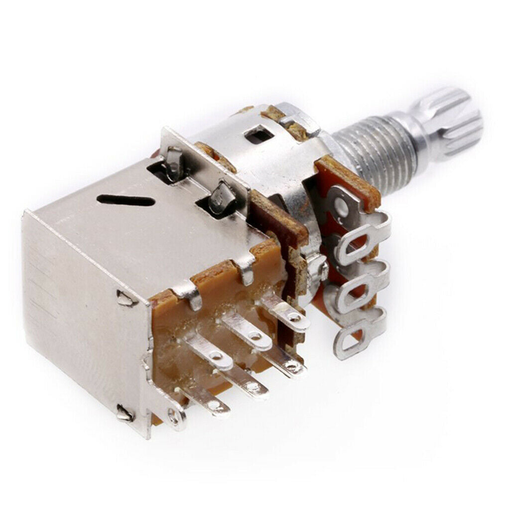 Electric Guitar Bass Accessory Pots Potentiometers A500K 18mm Shaft Volume Tone