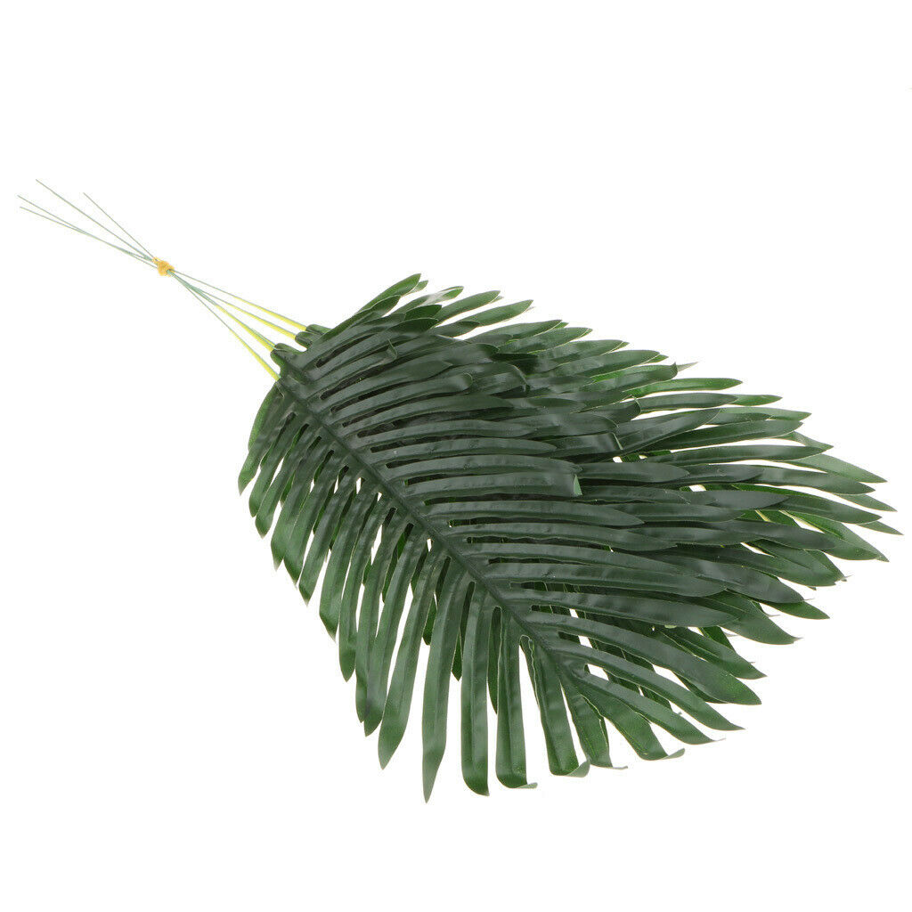 7Pcs Artificial Ivy Vine Plants Outdoor Indoor Hanging Decor + Palm Leaves