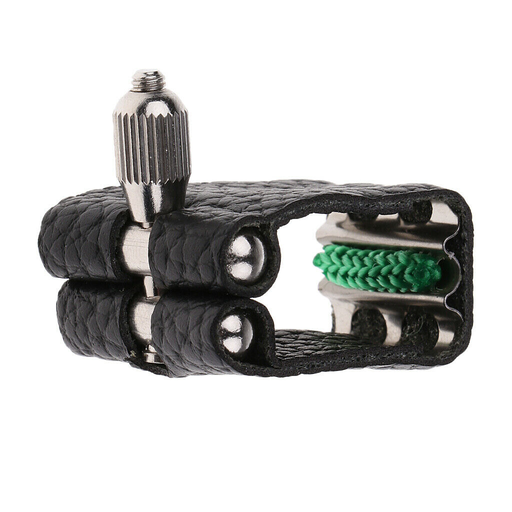 Alto Eb Saxophone Sax Ligature Musical Woodwind Instrument Parts Black