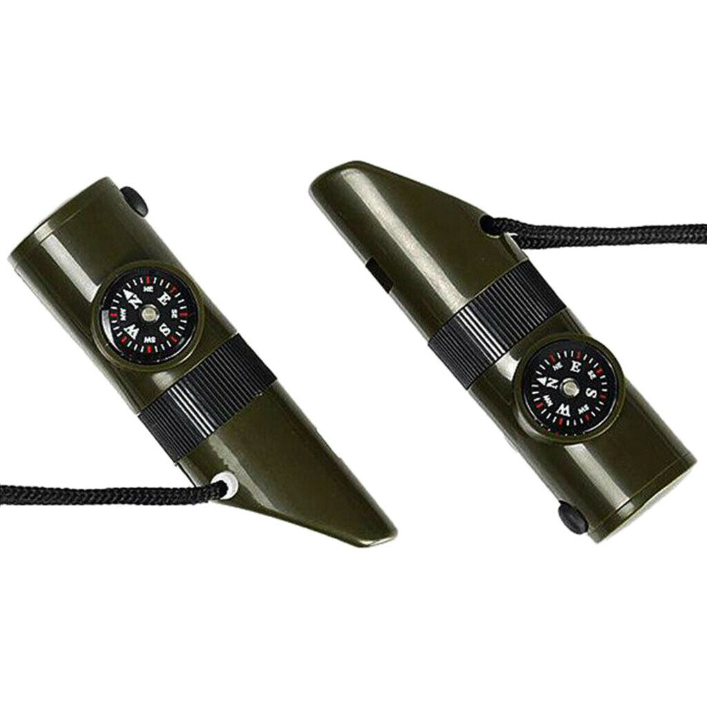 Survival Whistle with Lanyard Outdoor Camping Hiking Sports Emergency Tools