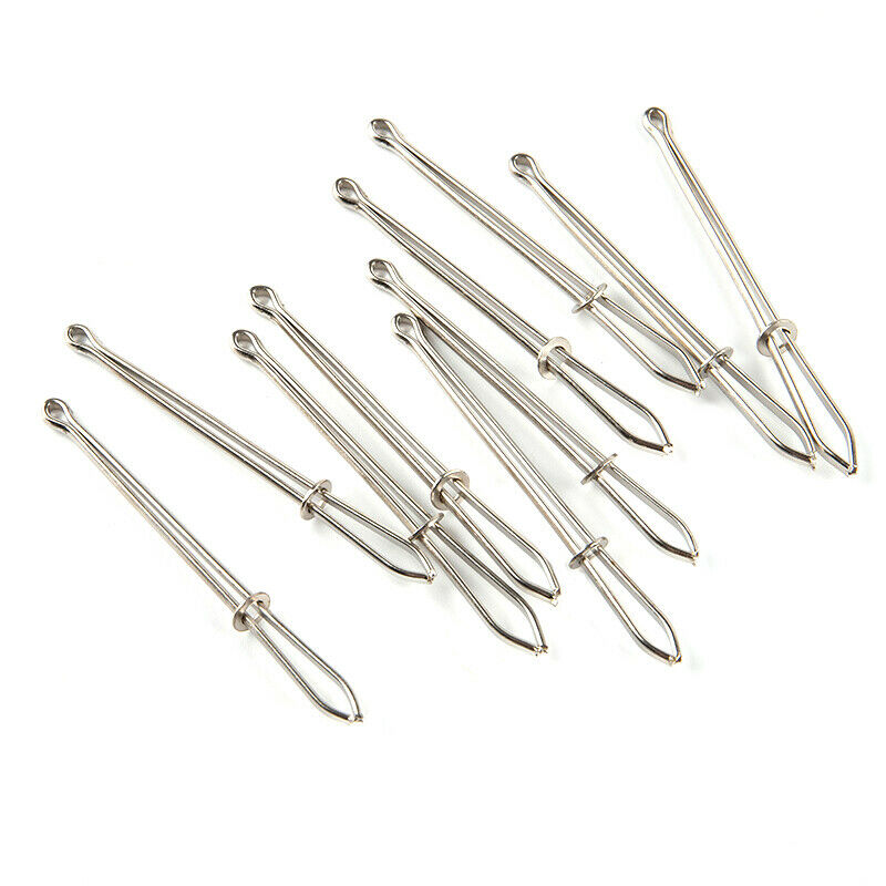 10-Piece Set of Elastic Cord Threader Clip Self-Locking Tweezers DIY T JYDFAU