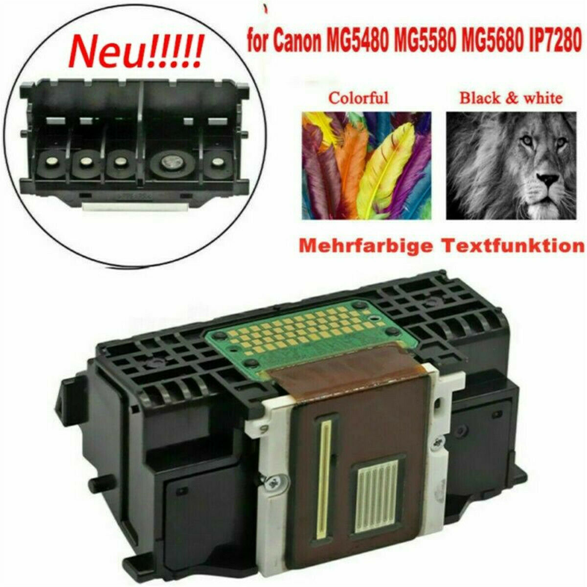 QY6-0082 Printhead Printer Black For Canon IP7250 IP7220 MG5450 MG5650 MG5750
