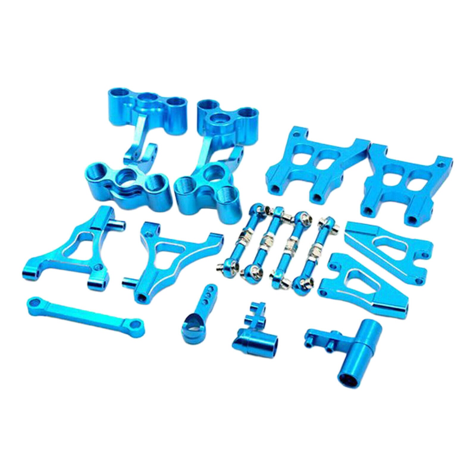 Full Set Blue Upgrade Linkages for HSP RC Rock Crawler Buggy Hobby Car Parts