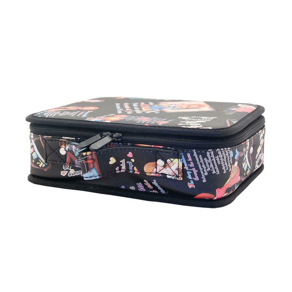 Scissors Styling Tools Case Travel Toiletries Makeup Train Case Holder Bag