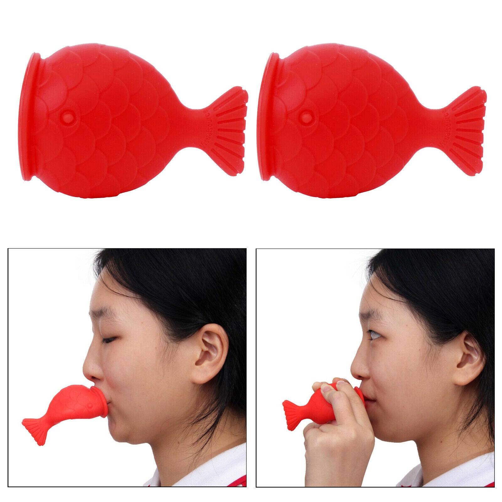 2Pcs Beauty Lip Plumper Plumping Enhancer Pump Natural Pout Mouth Tool