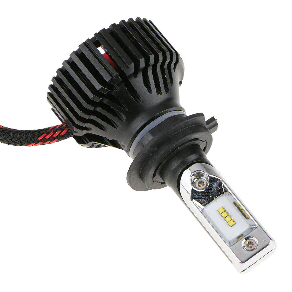 2 Pieces Car LED Light Headlight COB Fog Bulbs Beam Lamp 6500K 8000LM H7