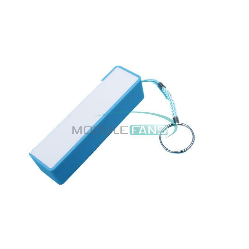 USB Power Bank Case Kit 18650 Battery Charger DIY Box Boost Module Blue