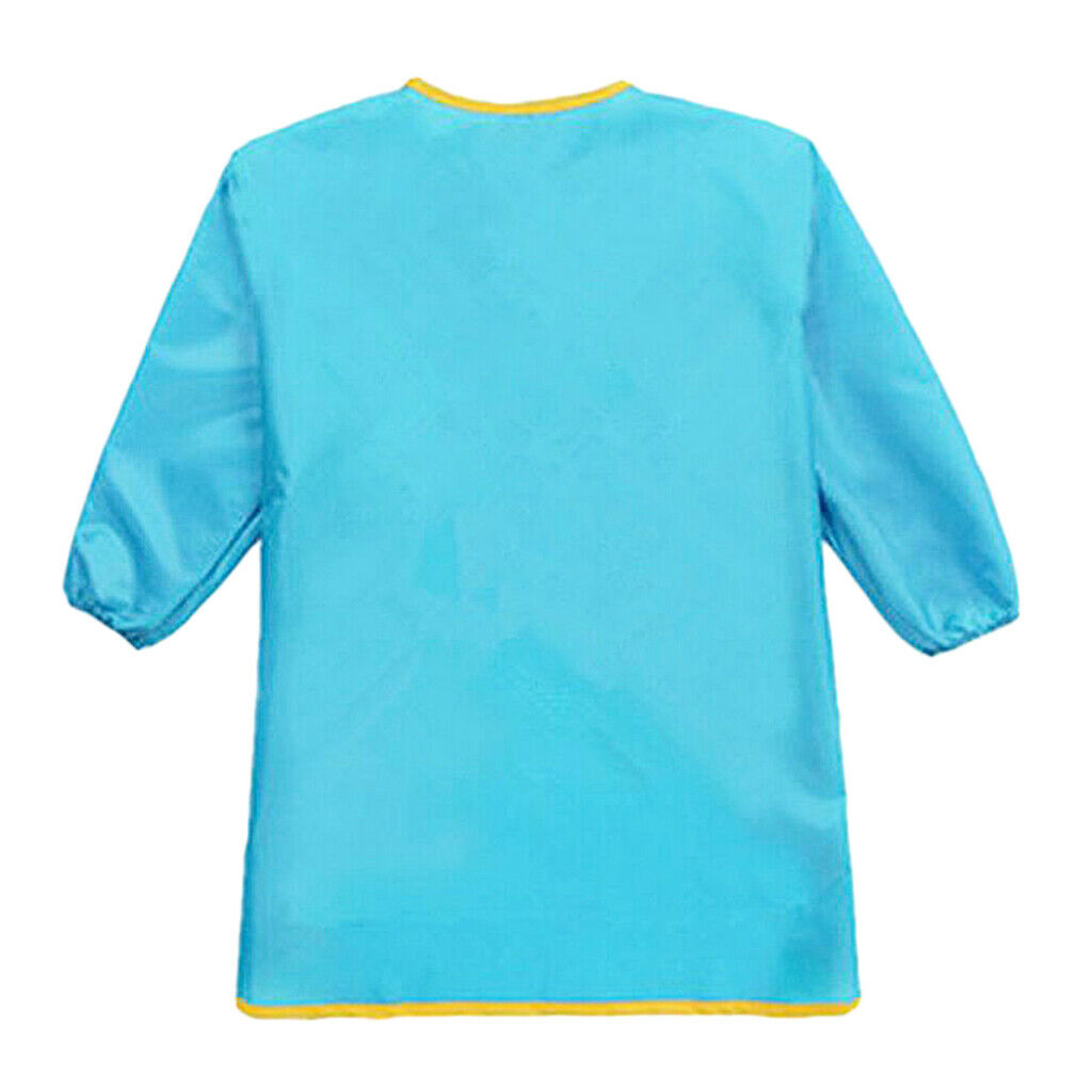 Kid Apron Waterproof Smock Long Sleeve Children Apron Cooking Painting Bib S