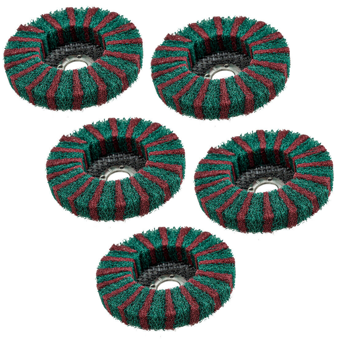 5pcs 4" Flap Disc Polishing Angle Grinder Buffing Wheel Abrasive Buffing Disc