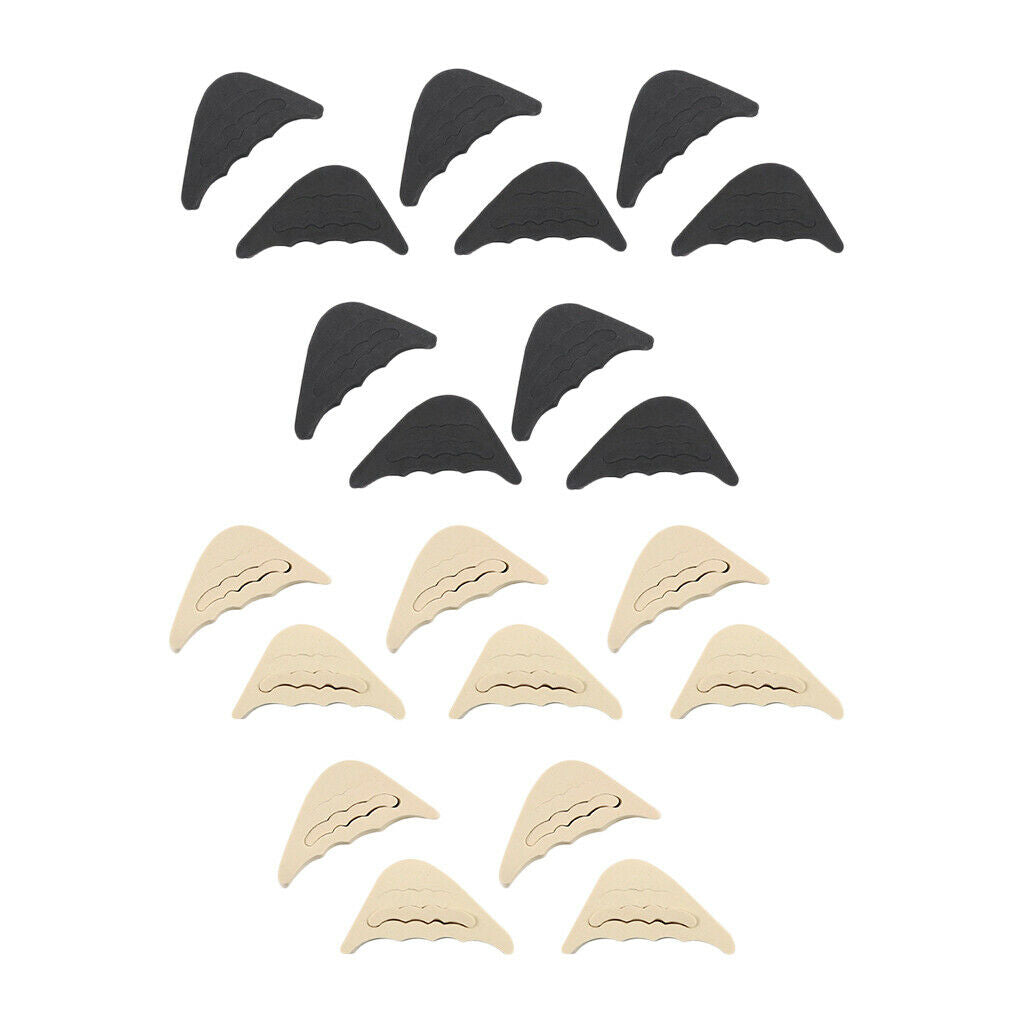 10 Pairs Sponge Toe Filler Inserts Pads Half Toe Front Top Men/Women Fillers