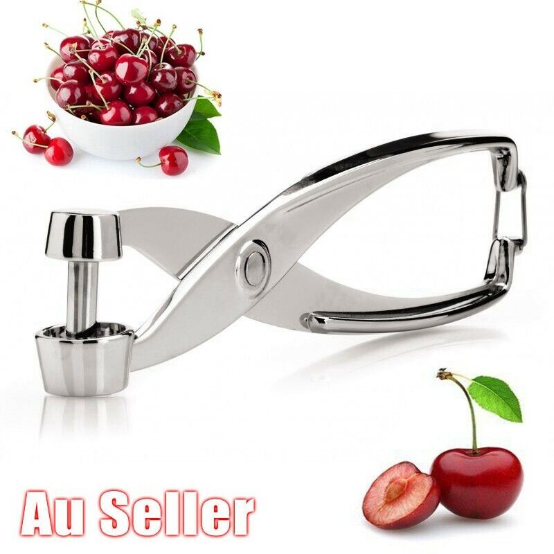 Handheld Cherry/Olive Pitter For Preserving Canning With Stem End Up Tool AU