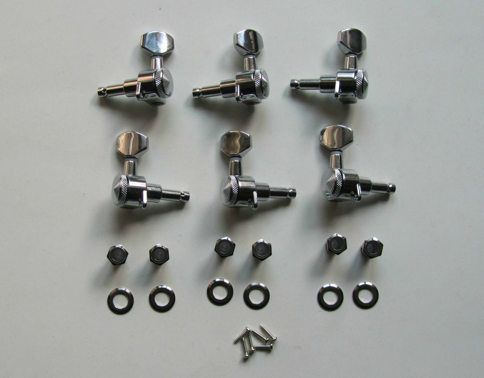 Wilkinson Locking Guitar Tuners Tuning Keys Pegs Machine Heads 3L3R Chrome