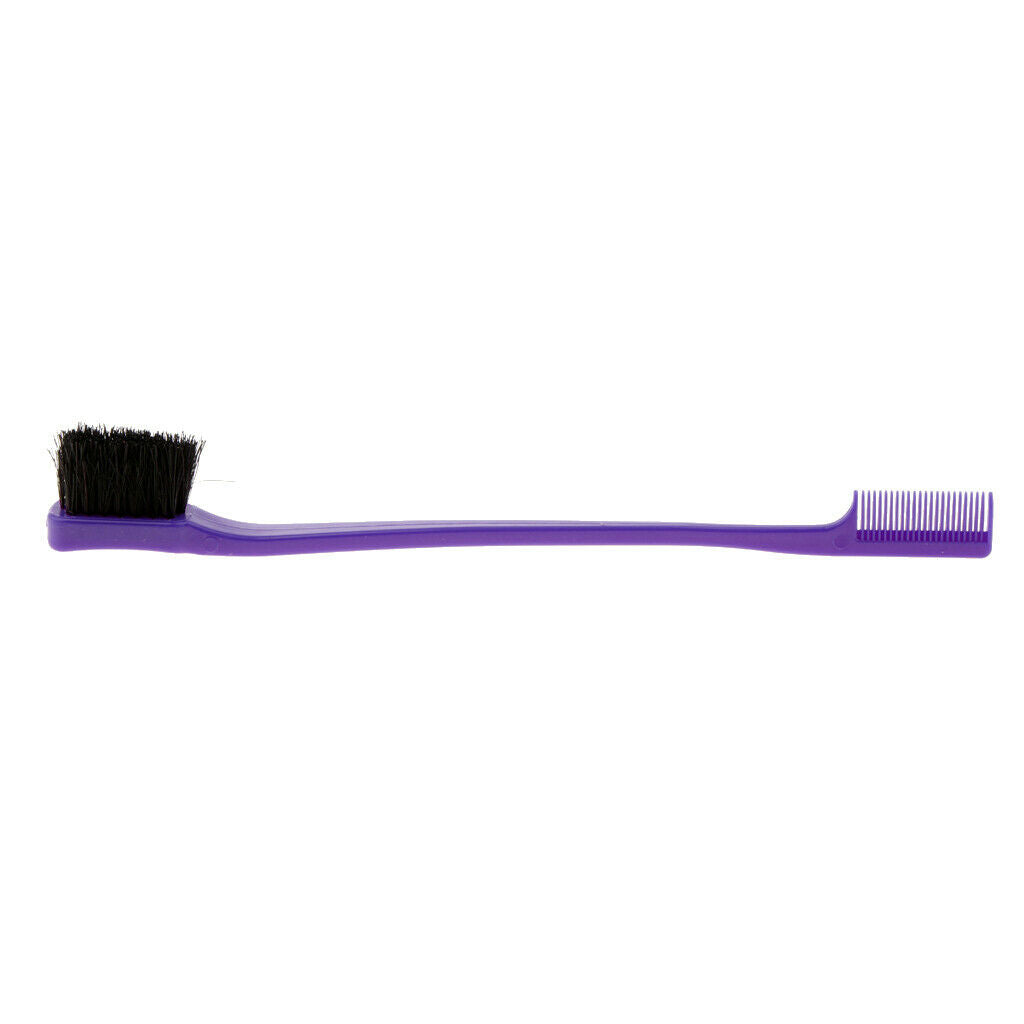 4x 7'' Beauty Double Sided Edge Control Hair Comb Hair Styling Hairbrush