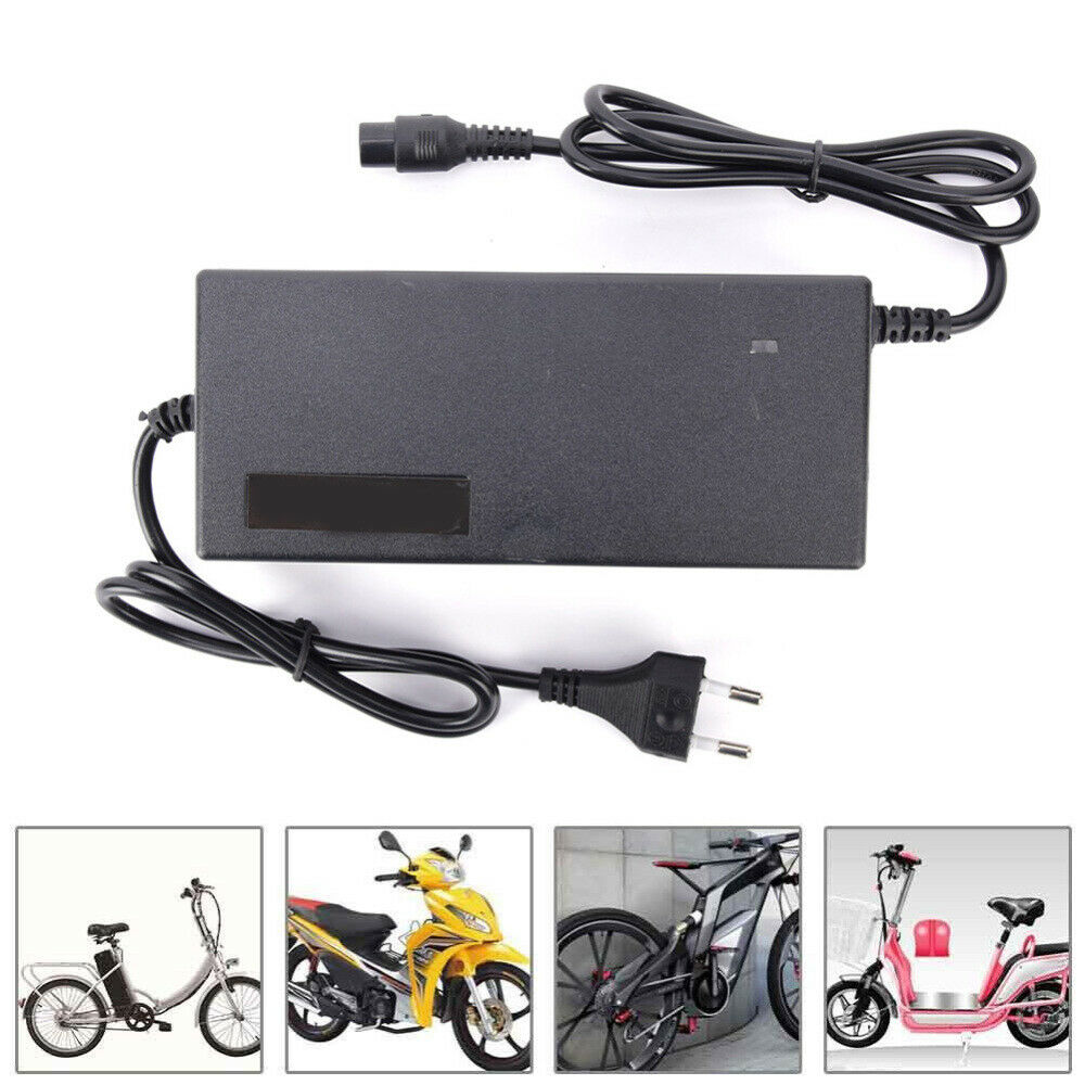 60V 12AH Charger Adapter For Battery Ebike Electric Bicycle Scooter Part EU Plug