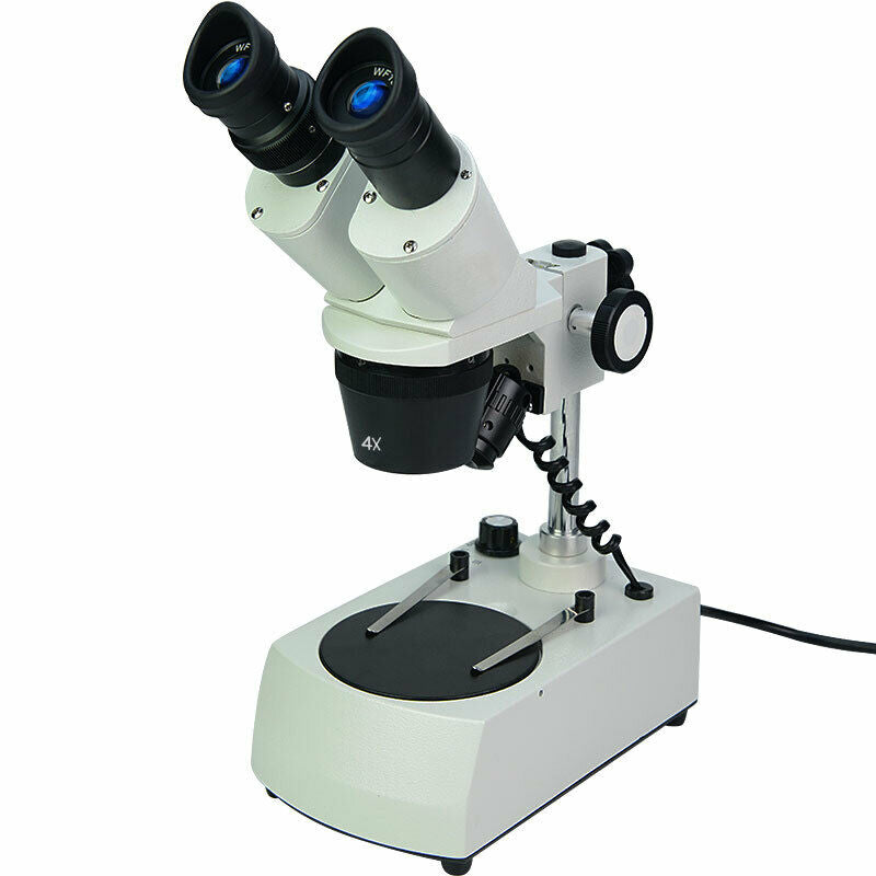 Binocular Stereo Microscope 20X 40X w/ Top Bottom LED Lights for PCB Dissecting