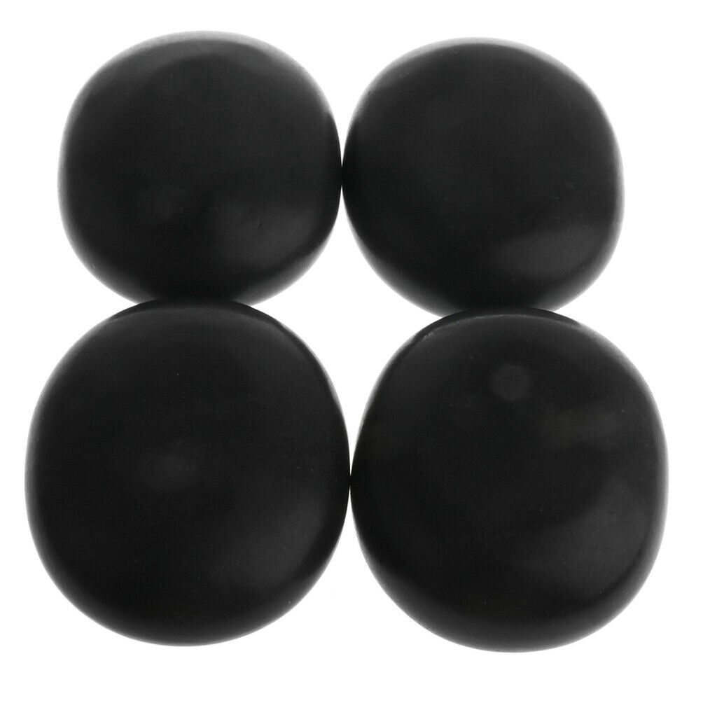 5 Pieces Hot Spa Rock Basalt Therapy Massage   Natural Stones Set Black