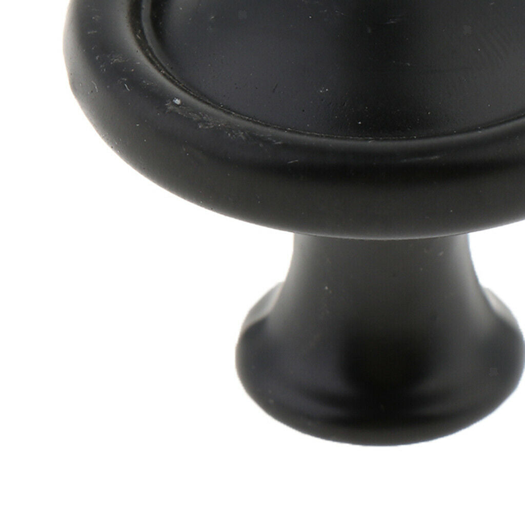 Modern Style Metal Drawer Tear Drop Cabinet Decorative Pull Handle Knob Black