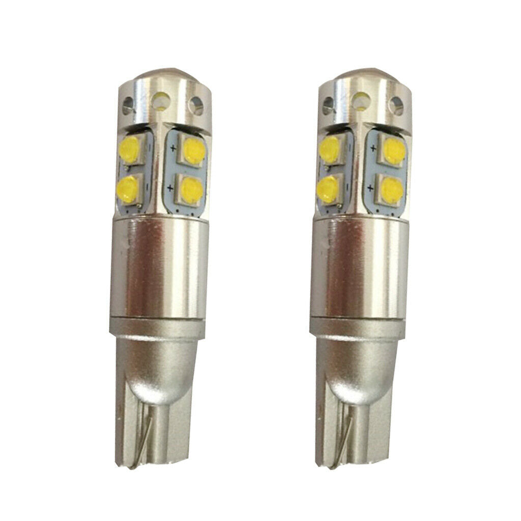 2pcs T10 50W Energy Saving DC9-24V Durable Super Bright Fog Bulb White
