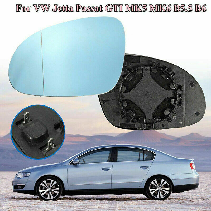 Fit VW Jetta EOS GTI Passat R32 MK5 2005-10 Left Side View Mirror Glass Heated