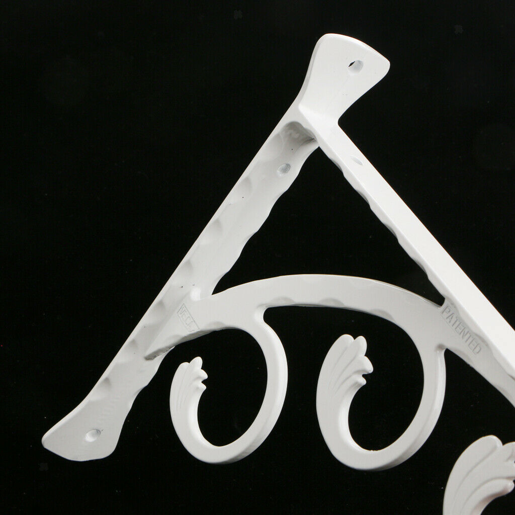 4pcs Rustproof Metal Wall Shelf Bracket Corner Bracket-L / M