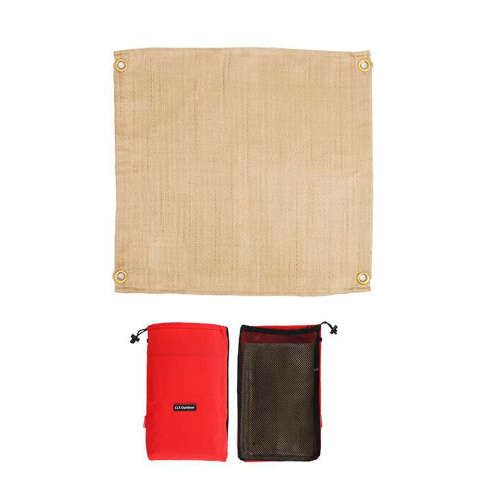 Fireplace BBQ Grill Mat Blanket Pad Floor Fireproof Rug Outdoor Cushion S