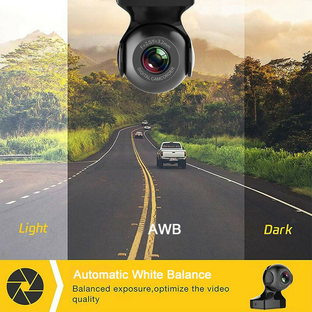 1080P HD Car DVR Dash Cam Driving Recorder G-Sensor Loop Recording WIFI